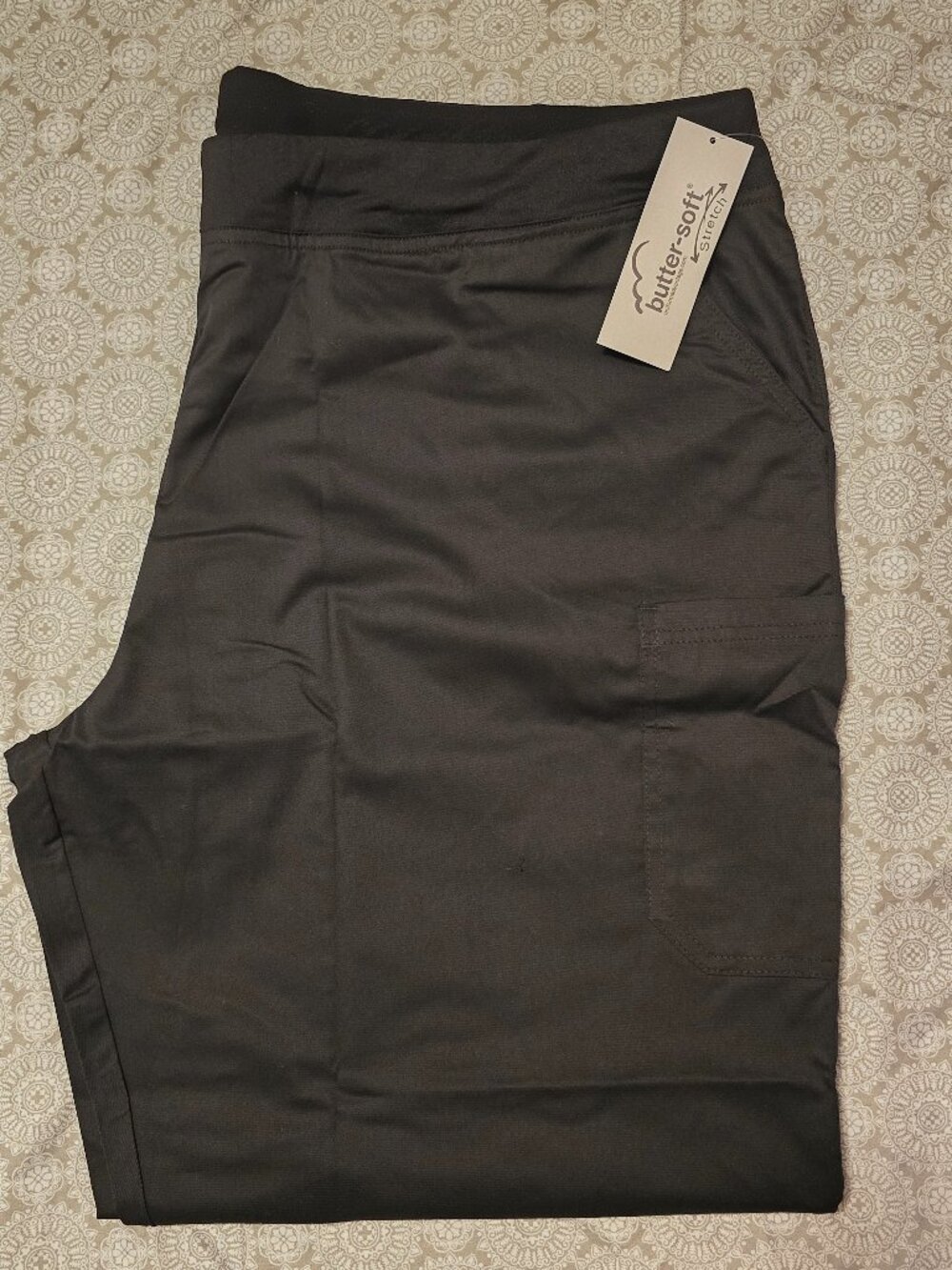 Butter Soft black scrub pants Size 3 xl